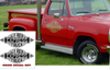 1978 1979 Dodge Li'l Red Express Truck Stripe and Lettering Decal Kit